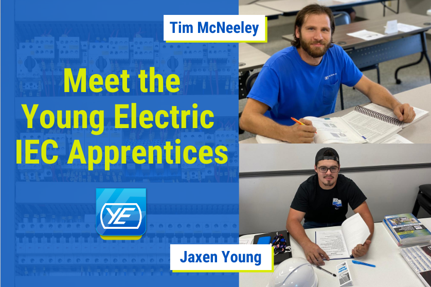 Jaxen Young and Tim McNeeley YE IEC Apprentices